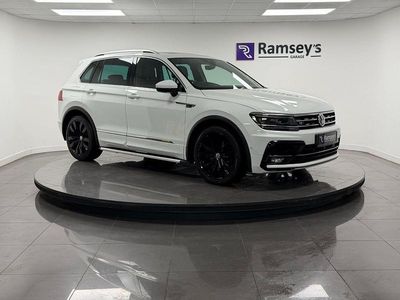 White Used 2019 VW Tiguan R-line SUV | £17,851 (Fair price)