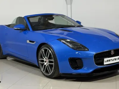Used Jaguar F-Type R-Dynamic 380 HP (279 kW) 2018 Blue Cabriolet