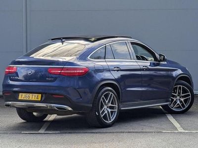 Used Mercedes GLE350 AMG line 2016 Blue Coupe