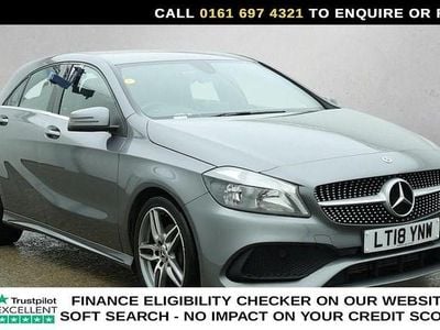 Used Mercedes A160 AMG line 102 HP (75 kW) 2018 Grey Hatchback