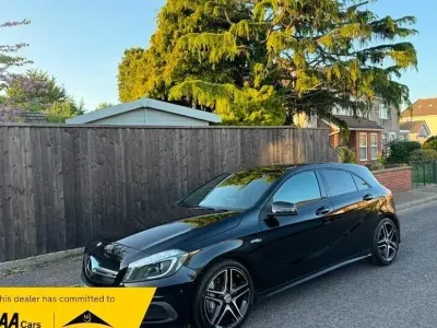 Used Mercedes A45 AMG AMG 360 HP (264 kW) 2015 Black Hatchback