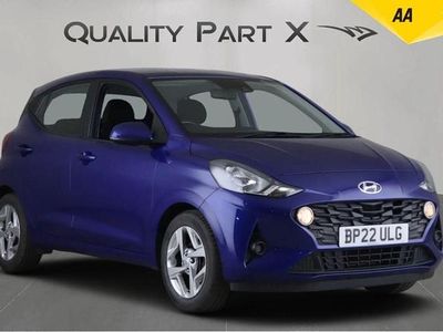 Used Hyundai i10 SE 67 HP (49 kW) 2022 Blue Hatchback