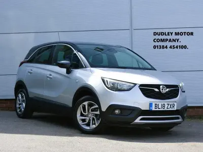 Used Vauxhall Crossland X S 110 HP (80 kW) 2018 Silver SUV