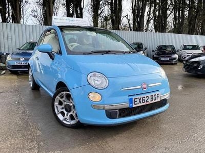 Used Fiat 500 Lounge 85 HP (62 kW) 2012 Blue Hatchback