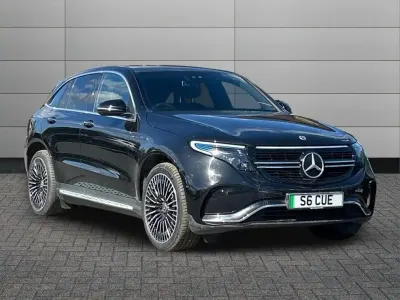 Used Mercedes EQC400 AMG Line Premium 300 kW (408 HP) 2022 Obsidian black SUV
