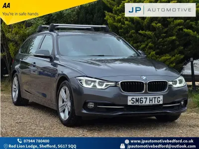 Usado BMW 320 Sport Line 184 CV (135 kW) 2018 Gris Familiar