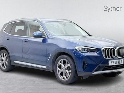Blue Used 2021 BMW X3 xLine SUV | £30,750 (Good price)