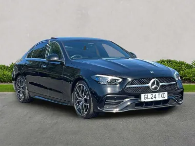Used Mercedes C220 AMG Line Premium Plus 200 HP (147 kW) 2024 Black Sedan