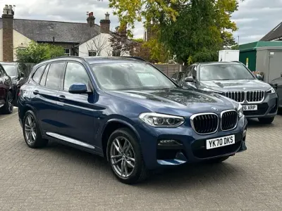 Used BMW X3 M Sport 187 HP (137 kW) 2020 Blue SUV