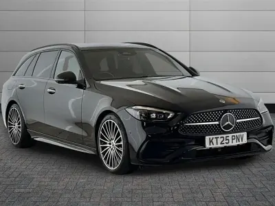 Second-hand Mercedes C300 AMG Line Premium Plus 258 CP (189 kW) 2025 Negru Break