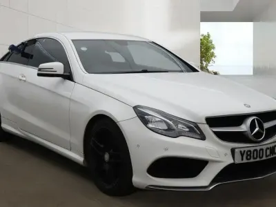 Used Mercedes E220 AMG 2014 White Coupe