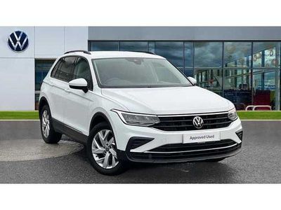 Pure white Used 2022 VW Tiguan Life SUV | £19,077 (Fair price)