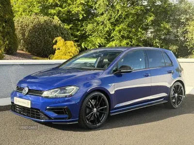 Used VW Golf VII R 300 HP (220 kW) 2019 Blue Hatchback