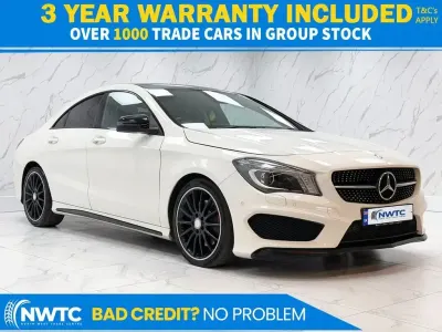Used Mercedes CLA220 AMG 170 HP (125 kW) 2013 White Coupe