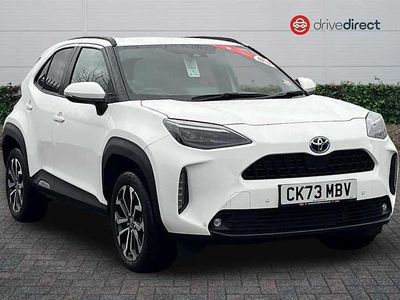 Used Toyota Yaris Hybrid Design 2023 White Hatchback