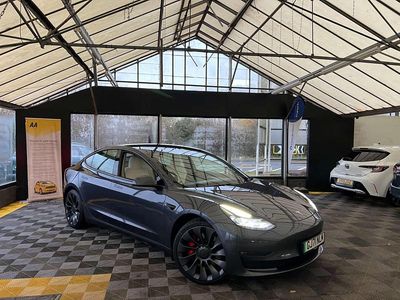 Grey Used 2021 Tesla Model 3 Performance Sedan | £18,995 (Fair price)