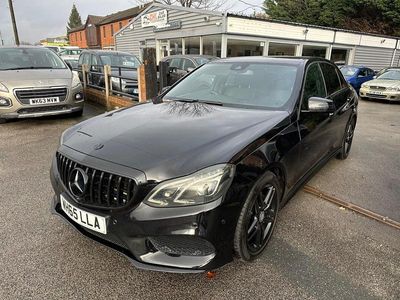 Black Used 2016 Mercedes E220 AMG Sedan | £7,990 (Fair price)