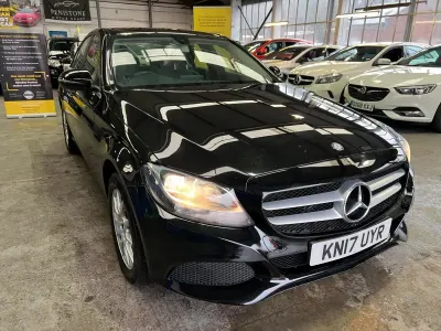 Begagnad Mercedes C200 SE 184 HK (135 kW) 2017 Svart Sedan