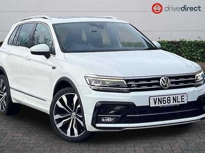 Used VW Tiguan R-line 150 HP (110 kW) 2018 White SUV