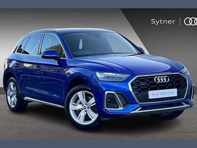 Blue Used 2022 Audi Q5 S-Line SUV | £28,250 (Good price)