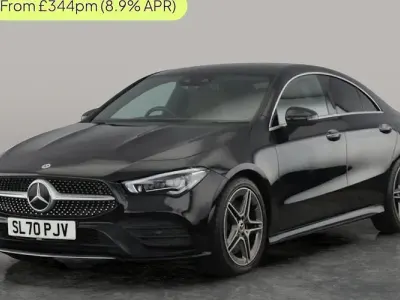Used Mercedes CLA250 AMG Line Premium Plus 224 HP (164 kW) 2021 Black Sedan
