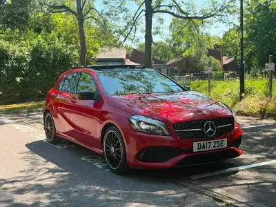 Used Mercedes A160 AMG Line Premium Plus 2017 Red Hatchback