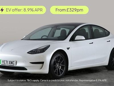White Used 2021 Tesla Model 3 Standard Range Plus Sedan | £18,135 (Fair price)