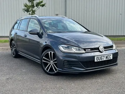 Usado VW Golf VII GTD 184 HP (135 kW) 2017 Azul Carrinha