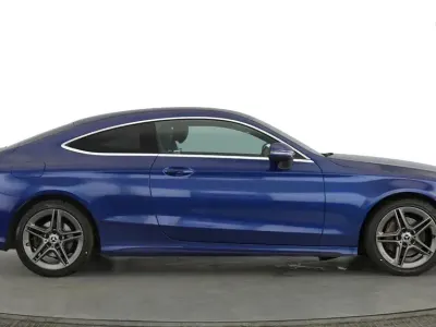 Used Mercedes C200 AMG line 2021 Blue Coupe