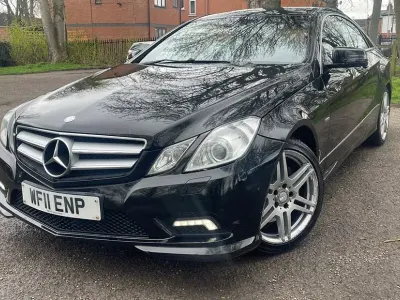 Used Mercedes E350 2011 Black Coupe
