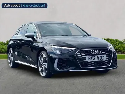 Used Audi S3 Sportback Comfort 310 HP (228 kW) 2021 Black Hatchback