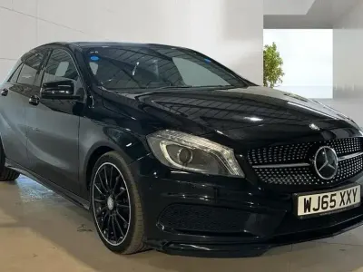 Used Mercedes A220 AMG 170 HP (125 kW) 2015 Black Hatchback