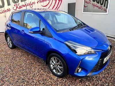 Blue Used 2018 Toyota Yaris Hatchback | £8,990 (Fair price)
