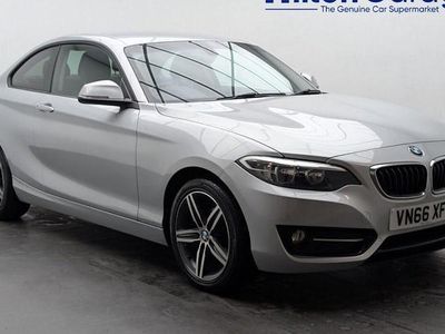 Silver Used 2016 BMW 218 Sport Line Coupe | £9,350 (Fair price)