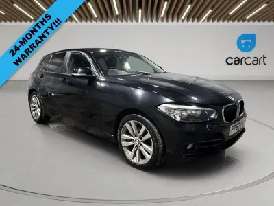 Used BMW 120 Sport Line 184 HP (135 kW) 2017 Black Hatchback