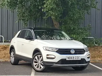 Used VW T-Roc Design 115 HP (84 kW) 2020 White SUV