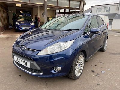 Used Ford Fiesta Titanium 2011 Blue Hatchback