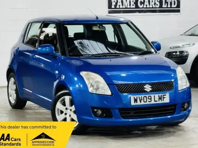 Używany Suzuki Swift GLX 101 KM (74 kW) 2009 Niebieski Hatchback