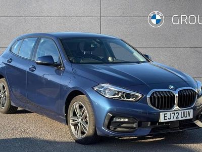 Used BMW 118 Sport Line 136 HP (100 kW) 2022 Blue Hatchback