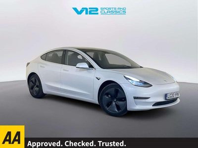 Used Tesla Model 3 Long Range AWD 254 kW (346 HP) 2020 White Sedan