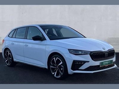 Moon white metallic Used 2025 Skoda Scala Monte Carlo Hatchback | £22,690 (Expensive)