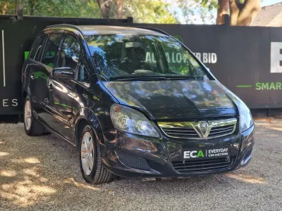 Used Vauxhall Zafira 105 HP (77 kW) 2009 Black MPV