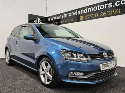 Used VW Polo SEL 110 HP (80 kW) 2016 Blue Hatchback