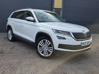 Used Skoda Kodiaq SE L 190 HP (139 kW) 2017 White SUV