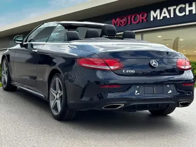 Used Mercedes C200 AMG line 2016 Blue Cabriolet