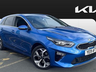 Used Kia Ceed 138 HP (101 kW) 2019 Blue Hatchback