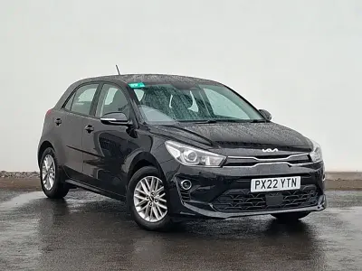 Used Kia Rio 83 HP (61 kW) 2022 Black Hatchback