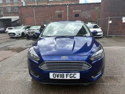 Used Ford Focus Titanium 2018 Blue Hatchback