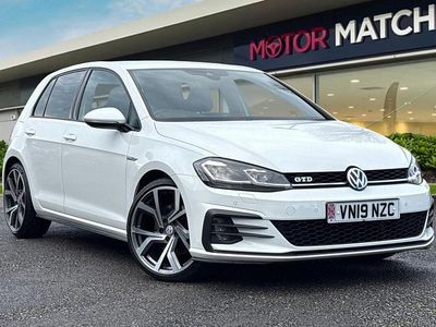 White Used 2019 VW Golf VII GTD Hatchback | £16,404 (Super price)