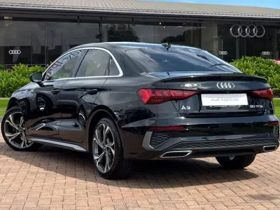 Used Audi A3 S-Line 110 HP (80 kW) 2023 Black Sedan